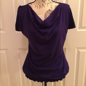 Express top size small - Eggplant color